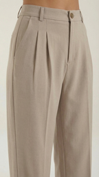 Wide-Leg Office Trousers for Women - Comfortable Stretch Fabric - Professional Style - Versatile Workwear Pants