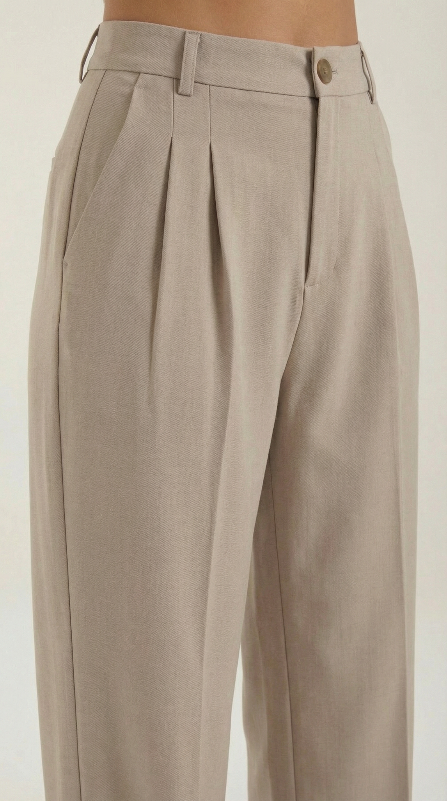 Wide-Leg Office Trousers for Women - Comfortable Stretch Fabric - Professional Style - Versatile Workwear Pants