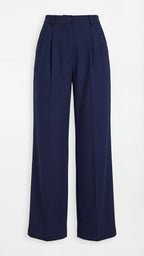 Wide-Leg Office Trousers for Women - Comfortable Stretch Fabric - Professional Style - Versatile Workwear Pants