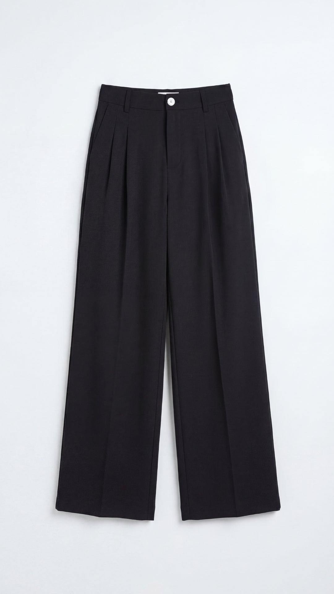 Wide-Leg Office Trousers for Women - Comfortable Stretch Fabric - Professional Style - Versatile Workwear Pants