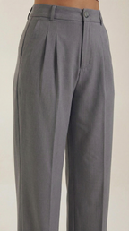Wide-Leg Office Trousers for Women - Comfortable Stretch Fabric - Professional Style - Versatile Workwear Pants