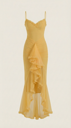 Wisteria Floral Maxi Dress - Lightweight Cotton Blend - Casual Summer Wear - Sleeveless Design