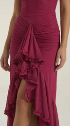 Wisteria Floral Maxi Dress - Lightweight Cotton Blend - Casual Summer Wear - Sleeveless Design