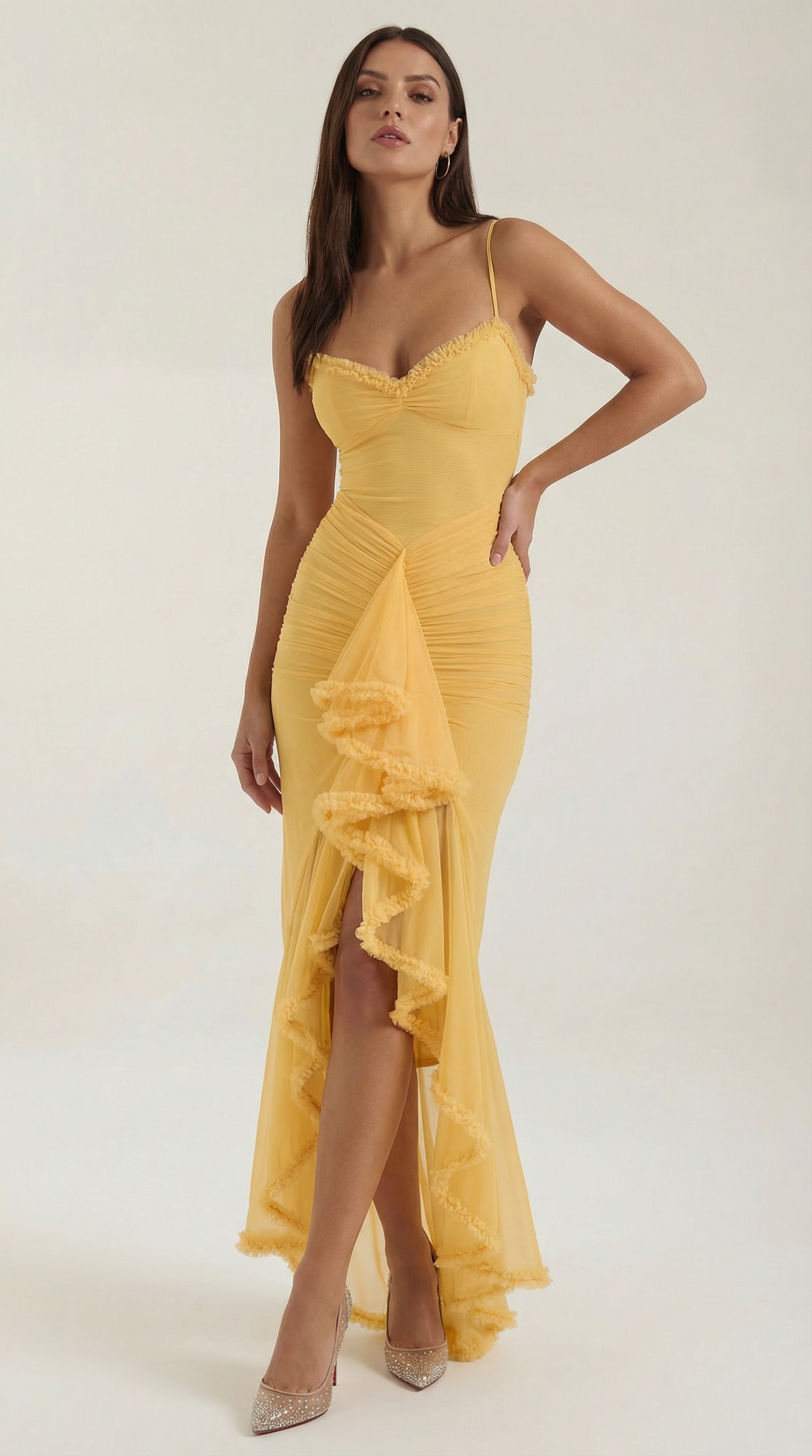 Wisteria Floral Maxi Dress - Lightweight Cotton Blend - Casual Summer Wear - Sleeveless Design