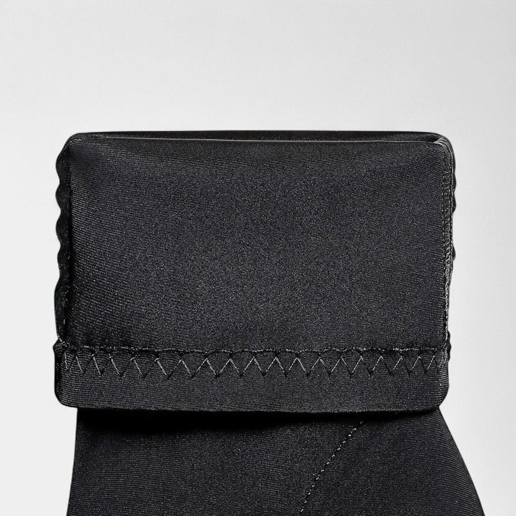 Women's Ankle Boots - Pointed Toe, Block Heel, Zig-Zag Stitching - Stylish Footwear for Casual and Formal Occasions