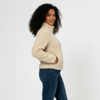 Women's Full-Zip Fleece Jacket for Warmth and Comfort in Casual Outdoor Activities