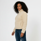 Women's Full-Zip Fleece Jacket for Warmth and Comfort in Casual Outdoor Activities